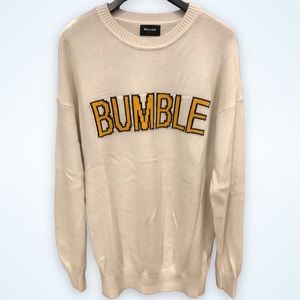 Acrylic BUMBLE Crew Neck Sweater - LG
